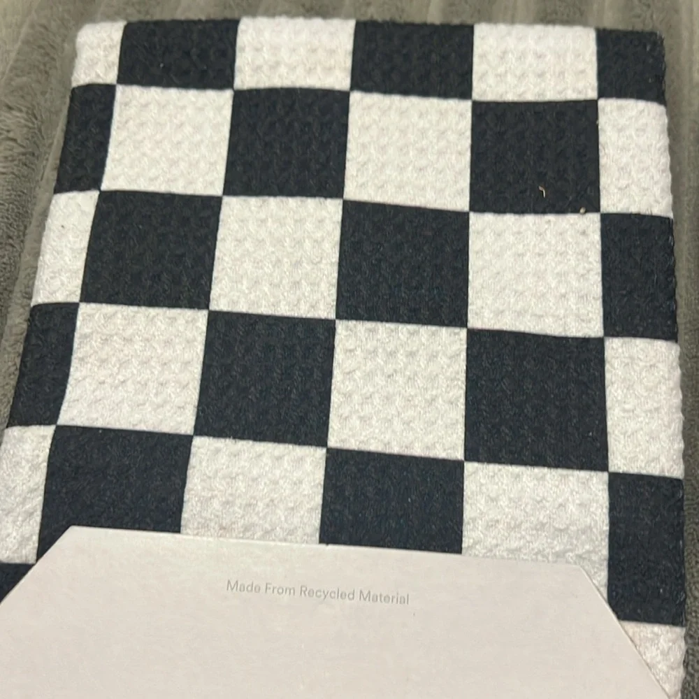 Geometry Kitchen Tea Towel check pattern NWT - Picture 2 of 3